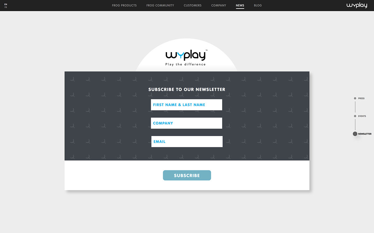 wyplay website 2017 screen 0